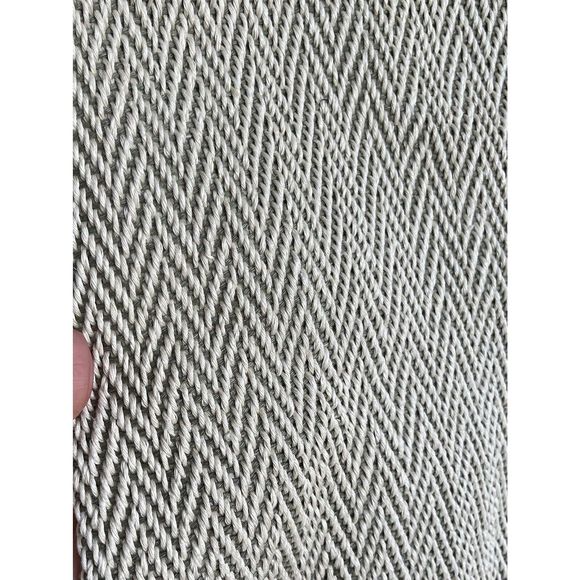 Diggidy dog collection herringbone pillow cover for dog bed - OS - gray/ivory - Picture 6 of 10